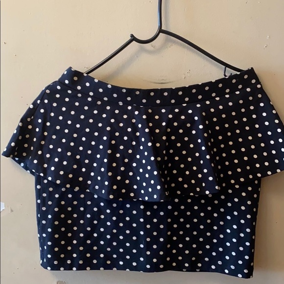 Forever 21 Dresses & Skirts - Polka Dot Peplum Skirt